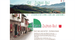 Desktop Screenshot of gite-zazpiak-bat.com